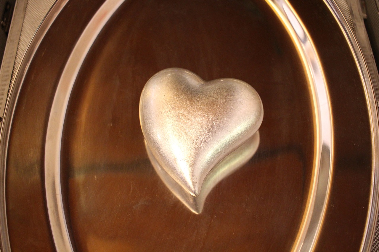 heart love silver free photo