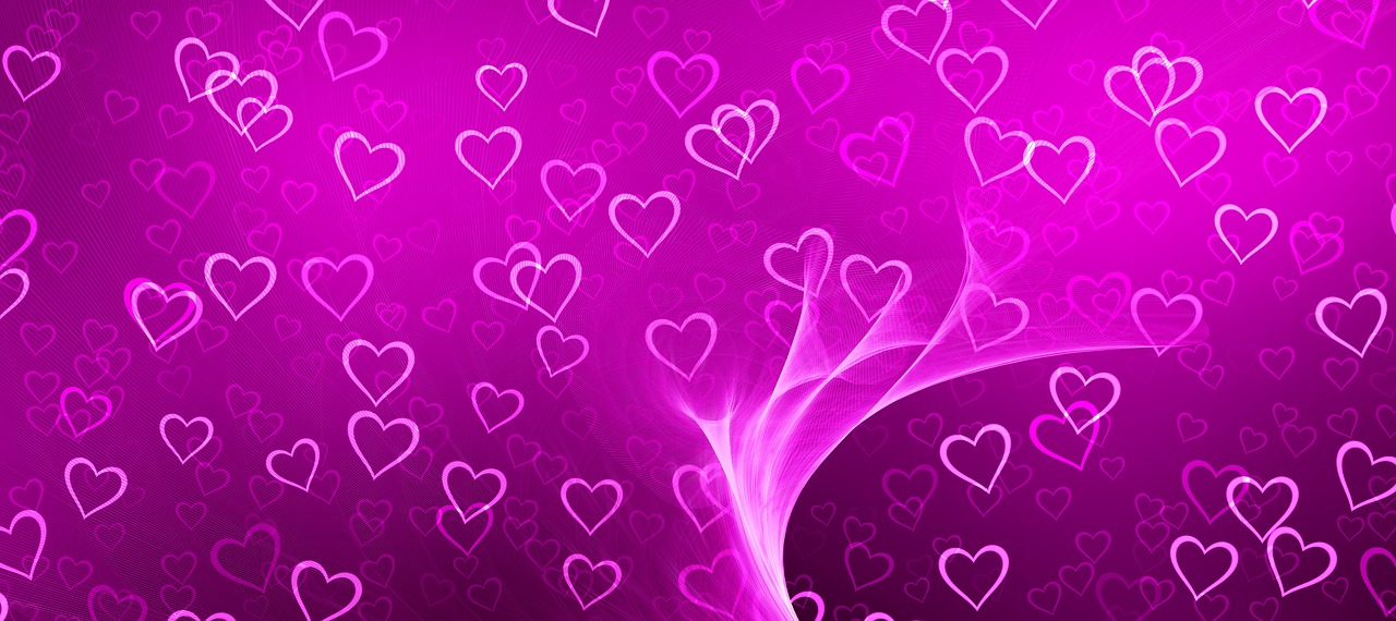 heart banner header free photo