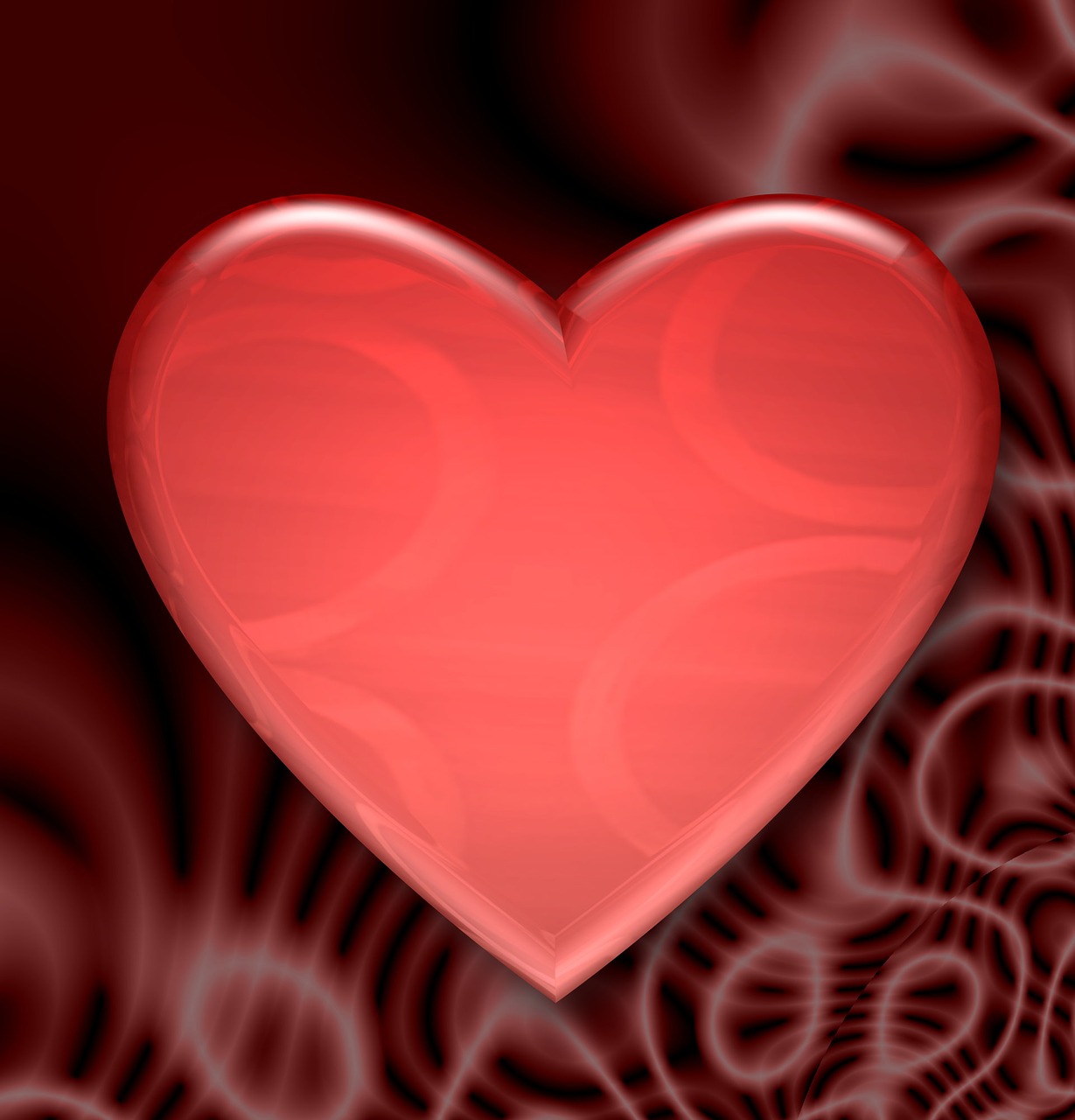 heart background effects free photo