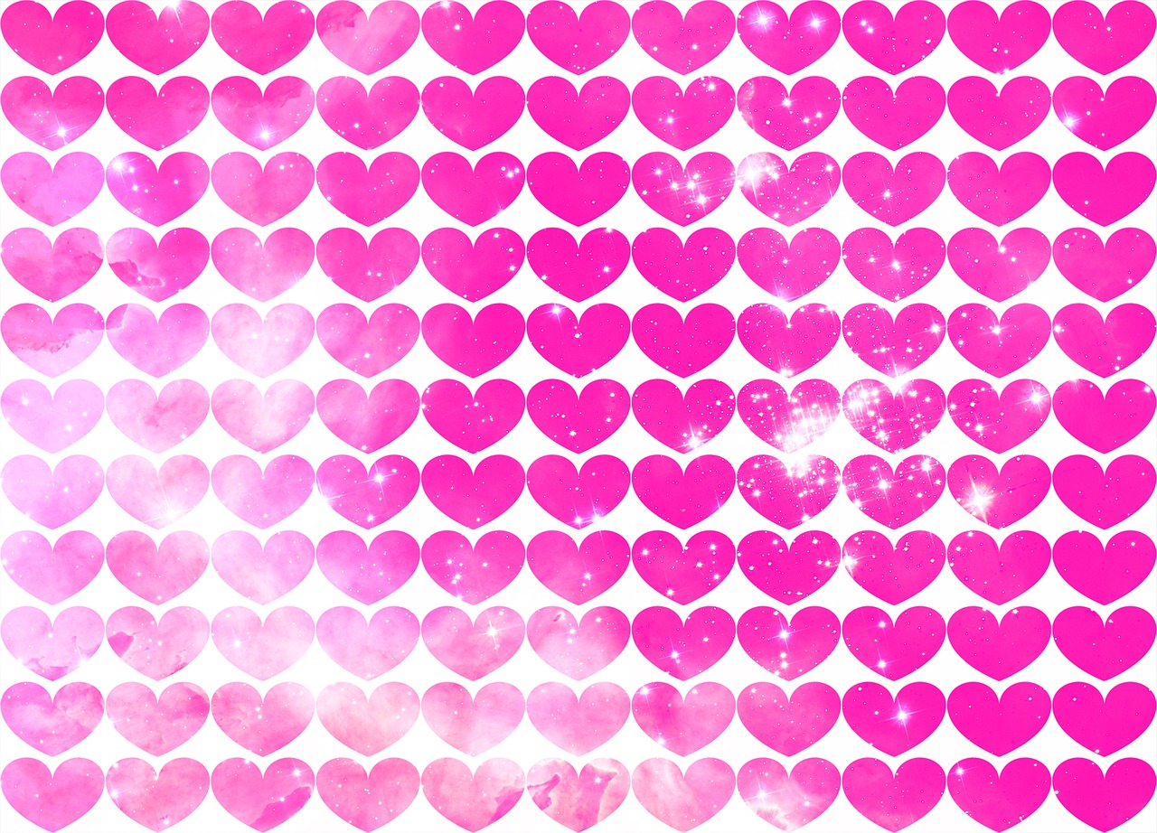 heart background pattern free photo