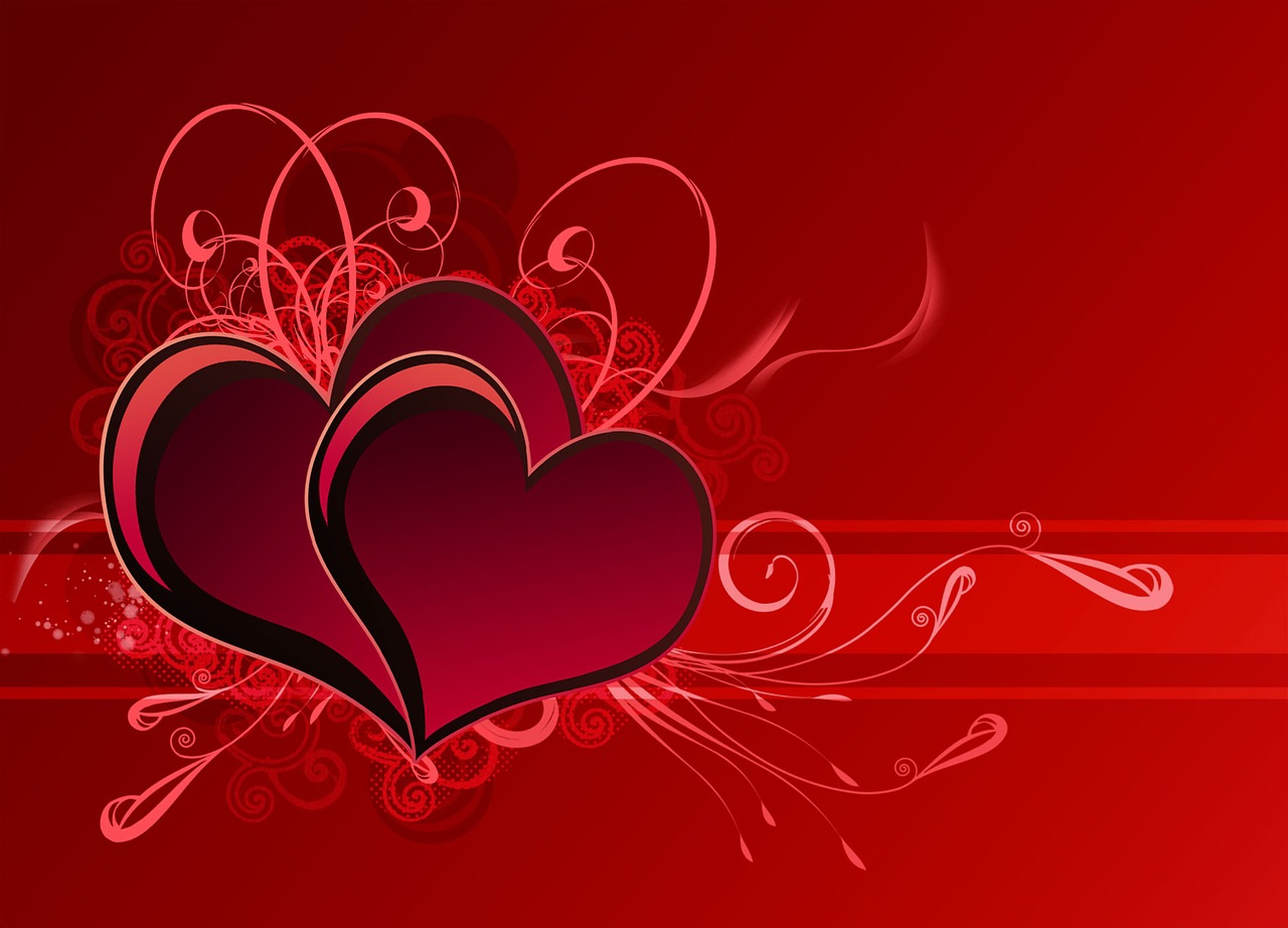 heart red heart background free photo