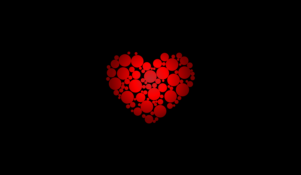 heart desktop red free photo