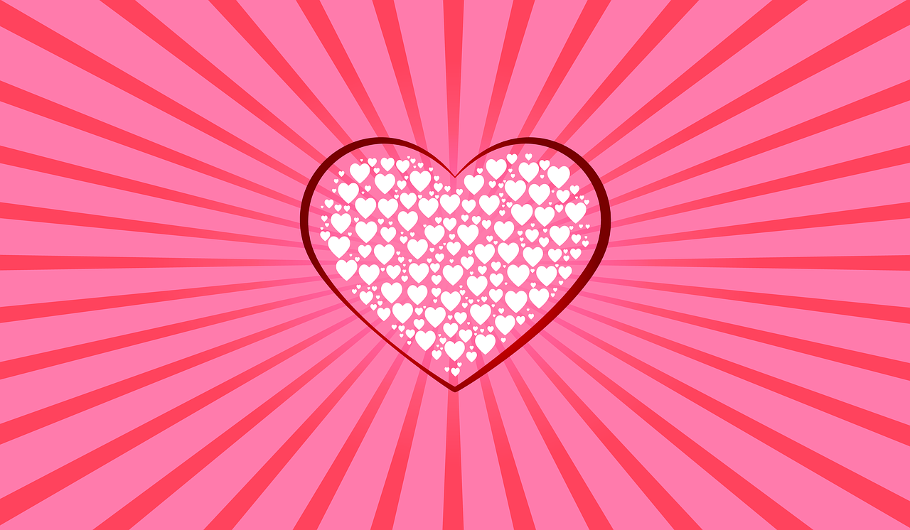 heart pink background hearts free photo