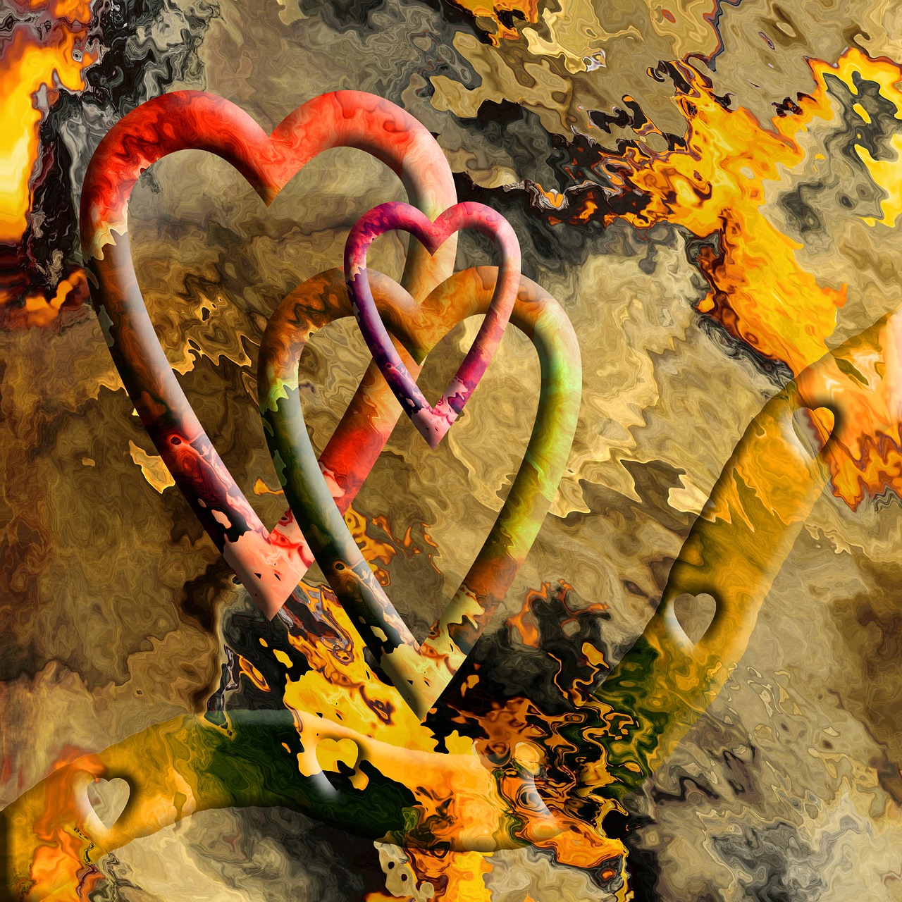 heart color love free photo