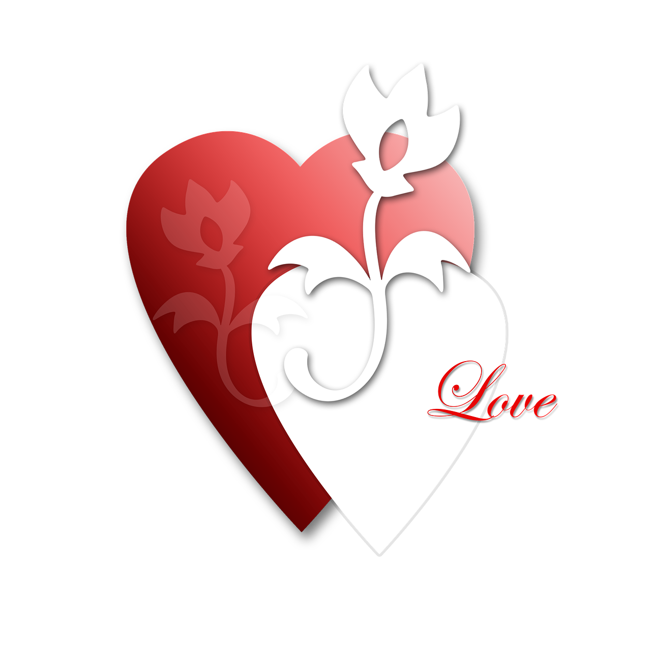 heart love png free photo
