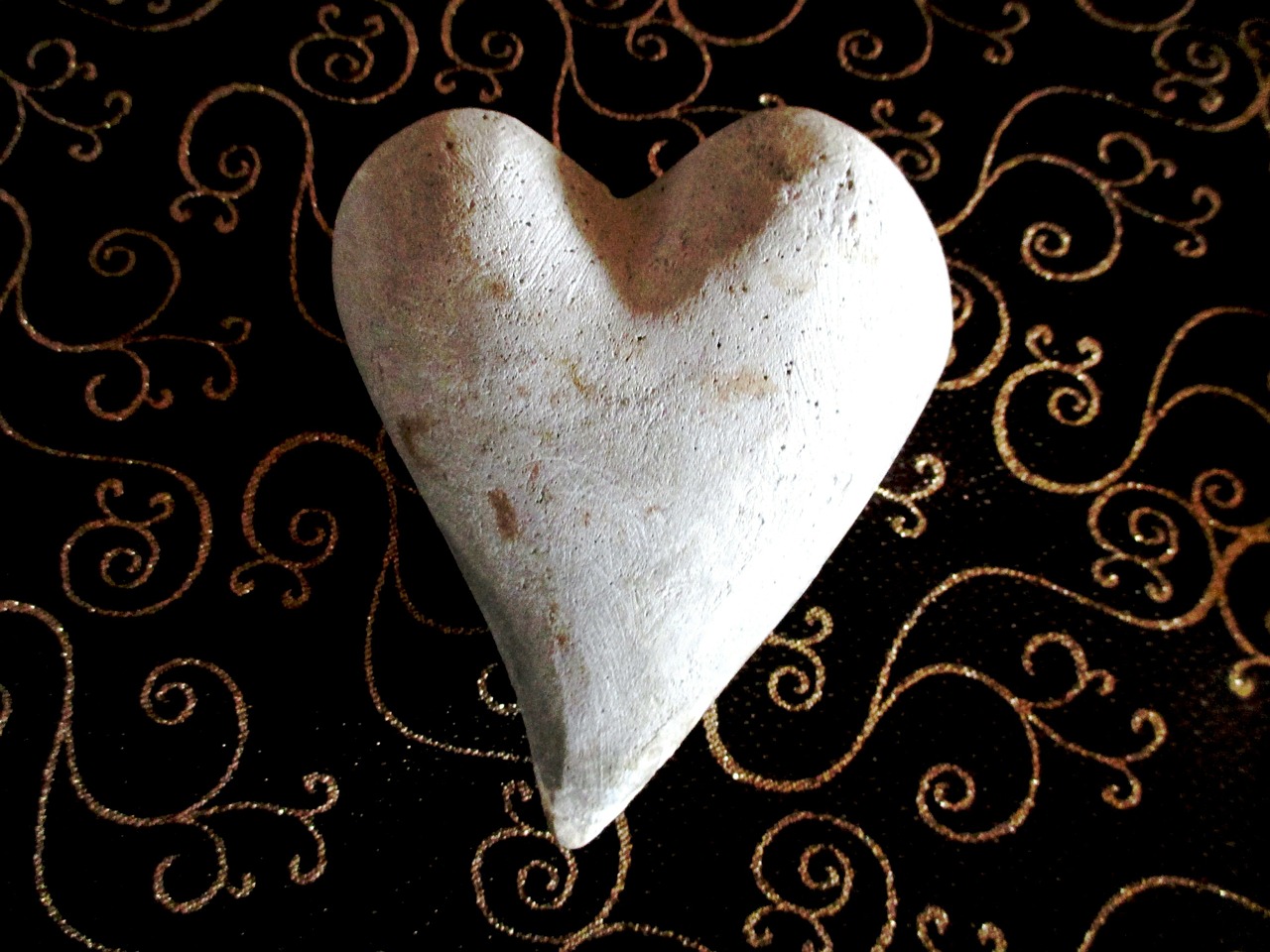 heart stone stone heart free photo
