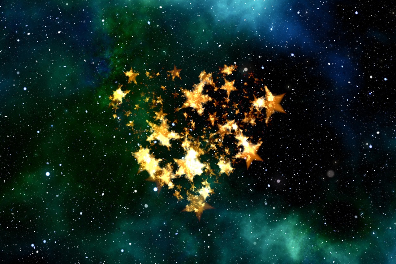 heart love universe free photo