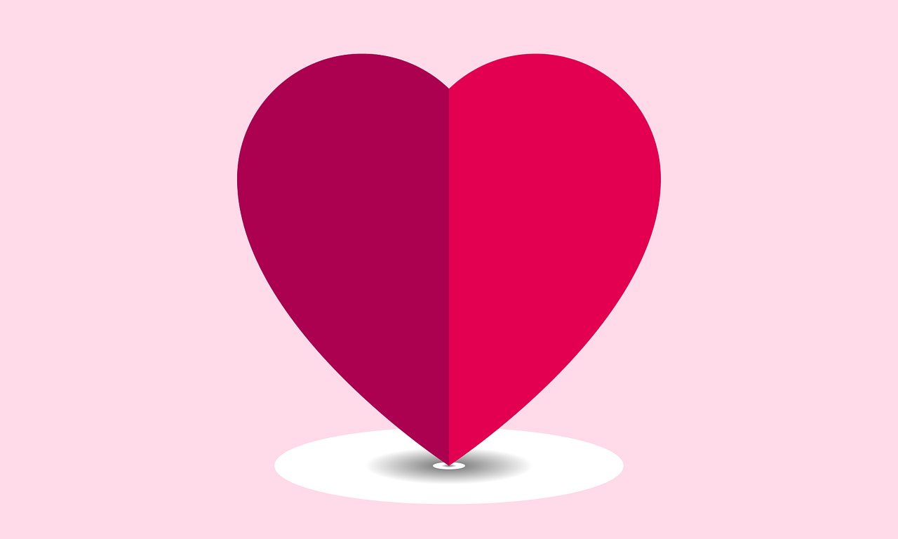 heart vector pink free photo