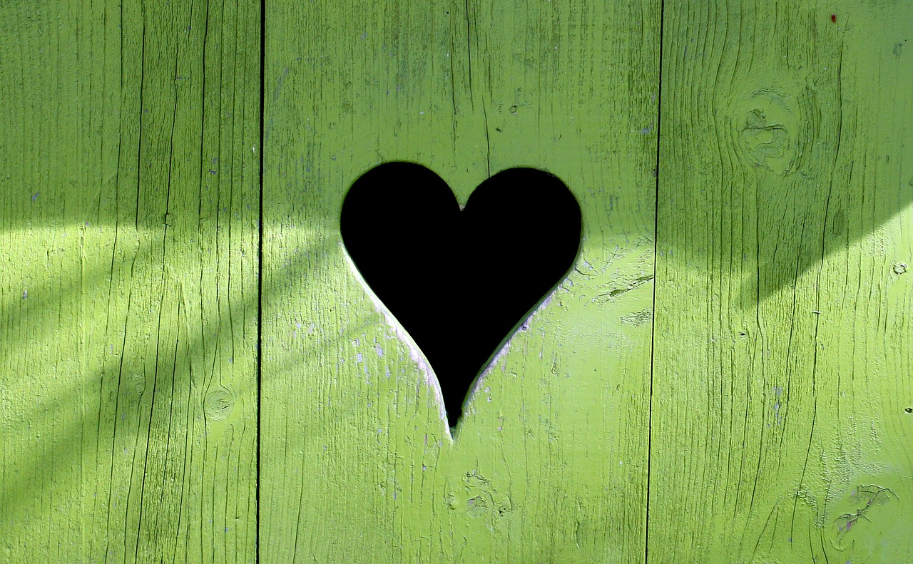 heart wooden heart symbol free photo