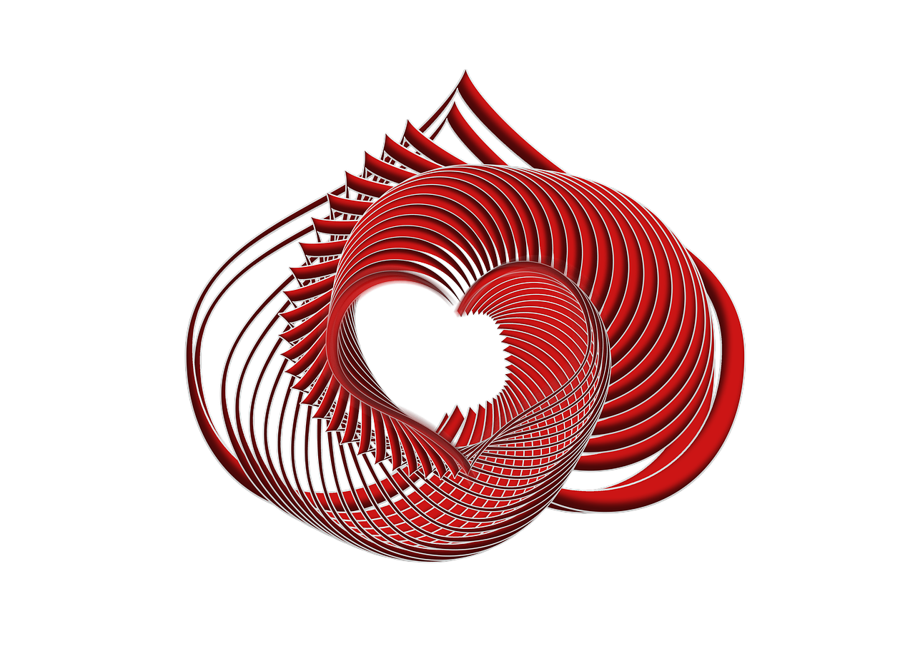 heart spiral turn free photo