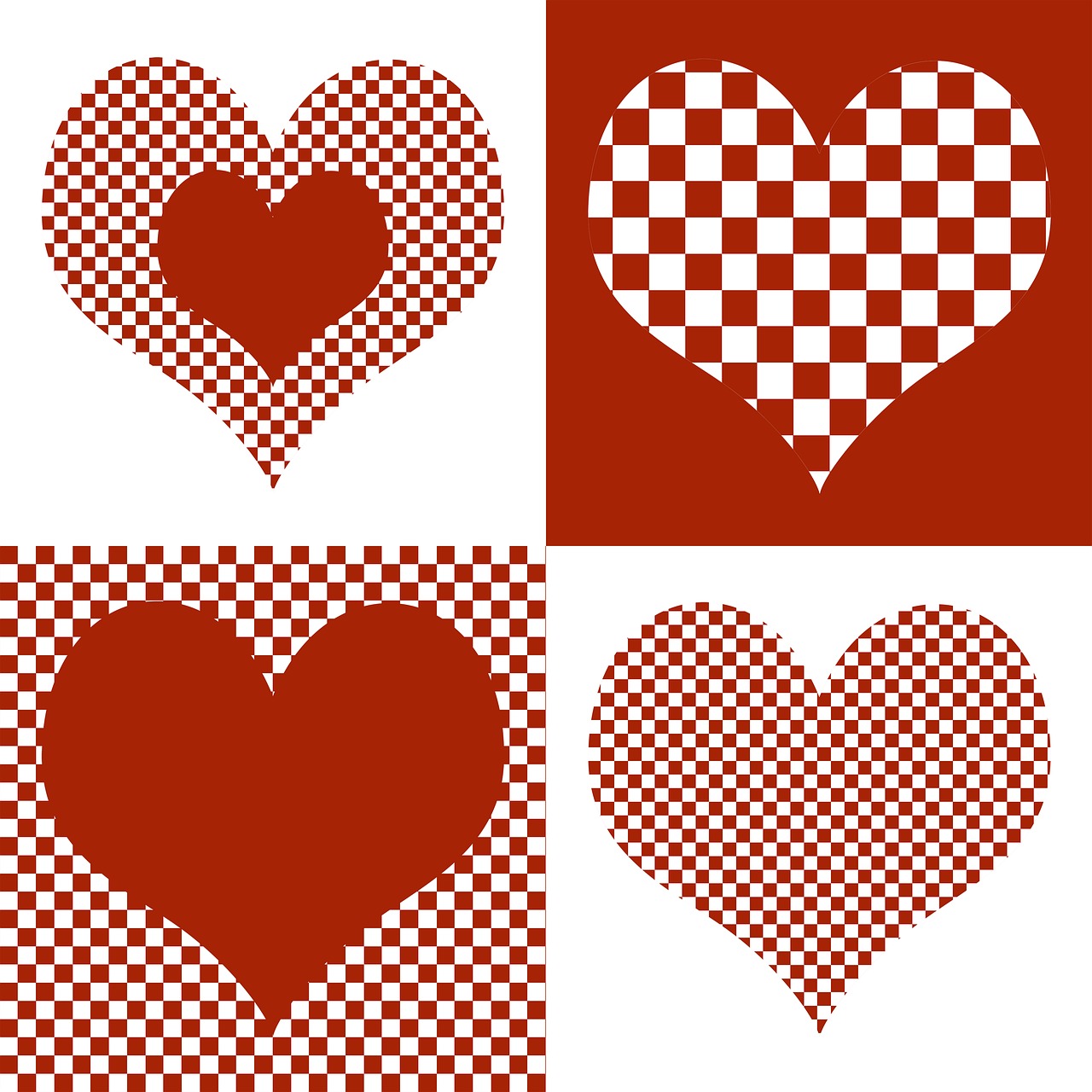 heart heart pattern valentine's day free photo