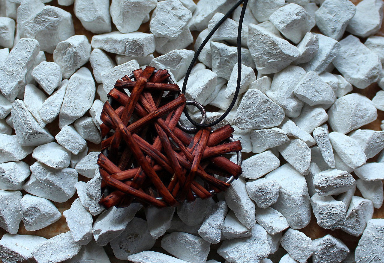 heart valentine's day wicker heart free photo