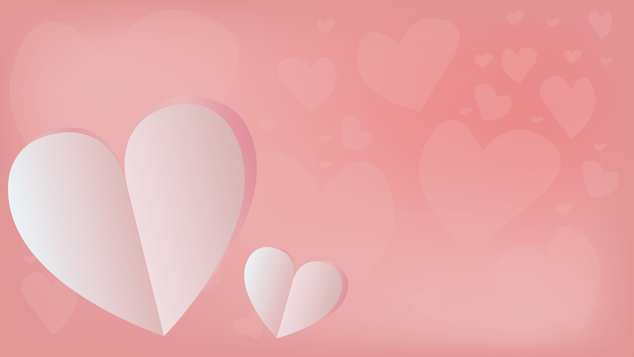 heart shape background free photo