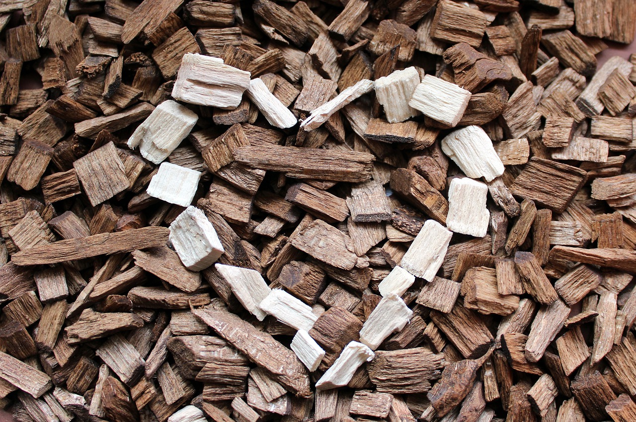 heart composition bark wood wool free photo