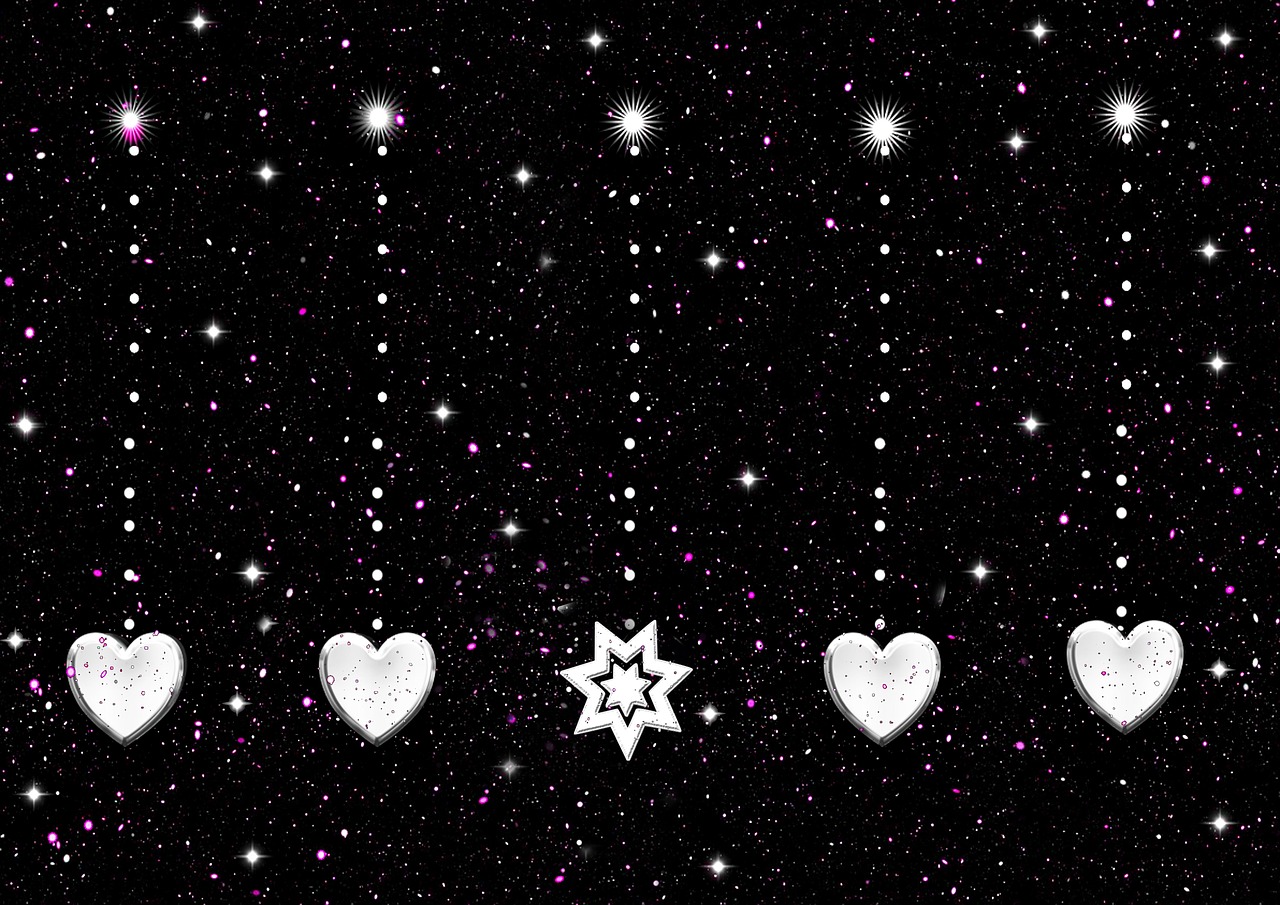 heart star space free photo