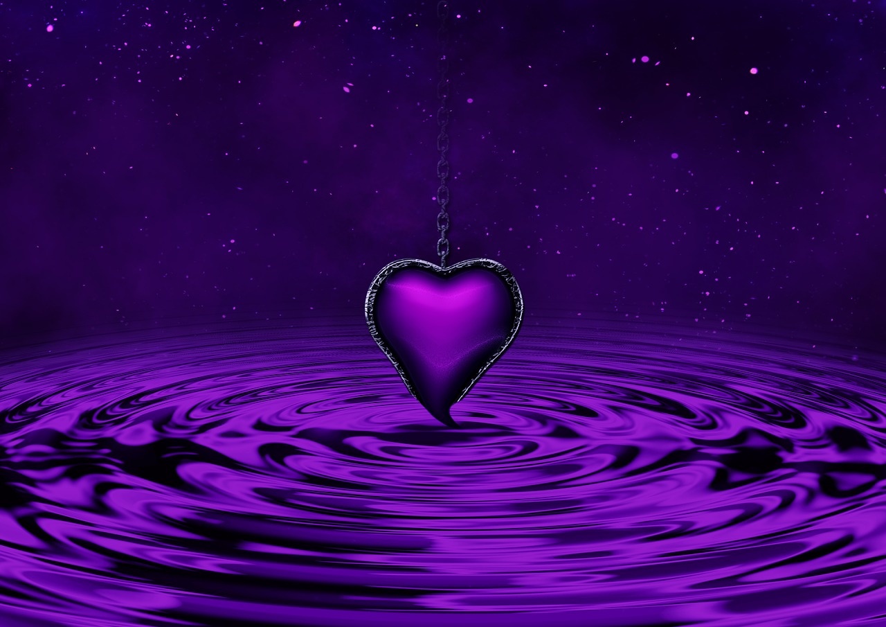 heart  water  space free photo