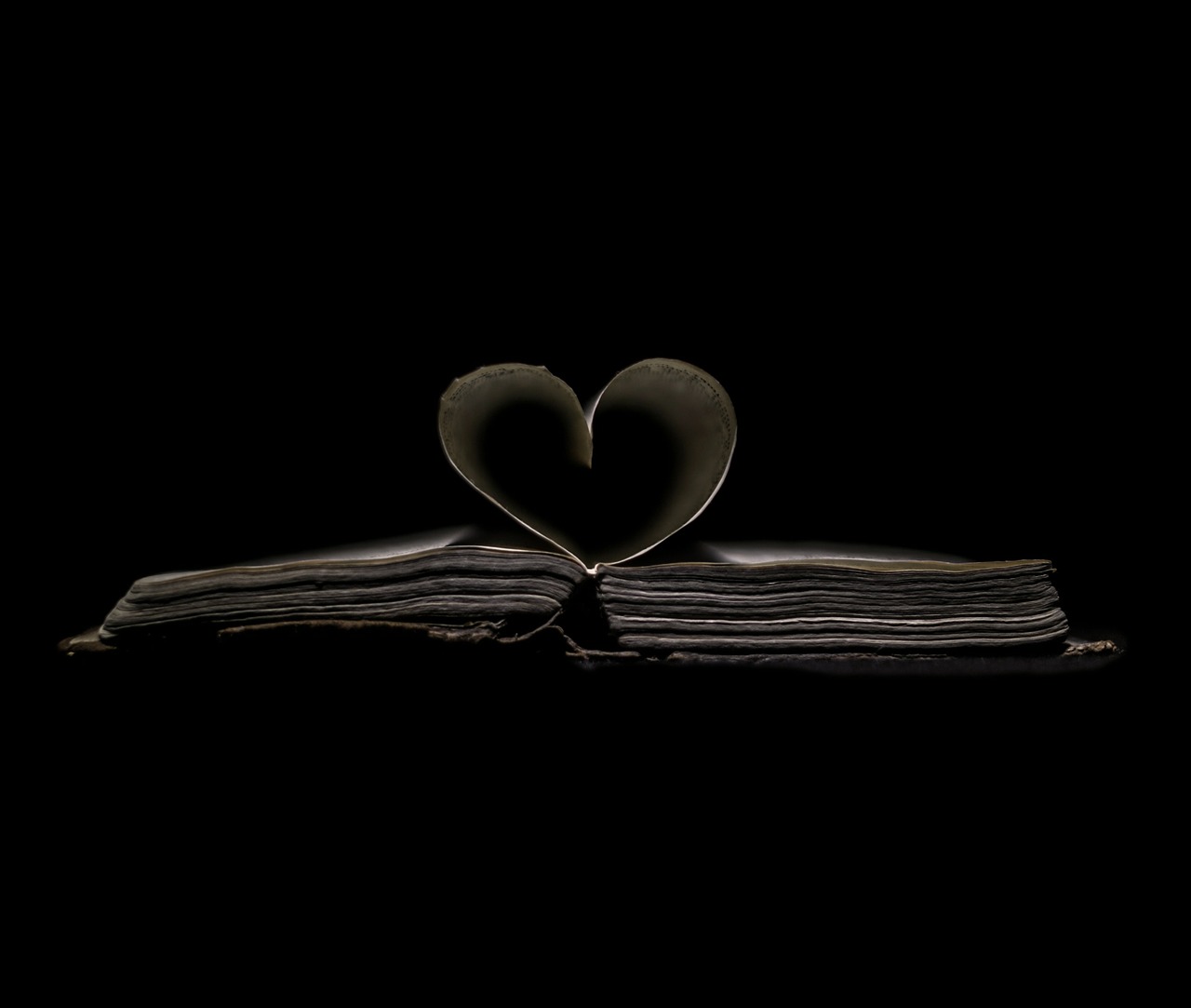 heart paper heart book free photo