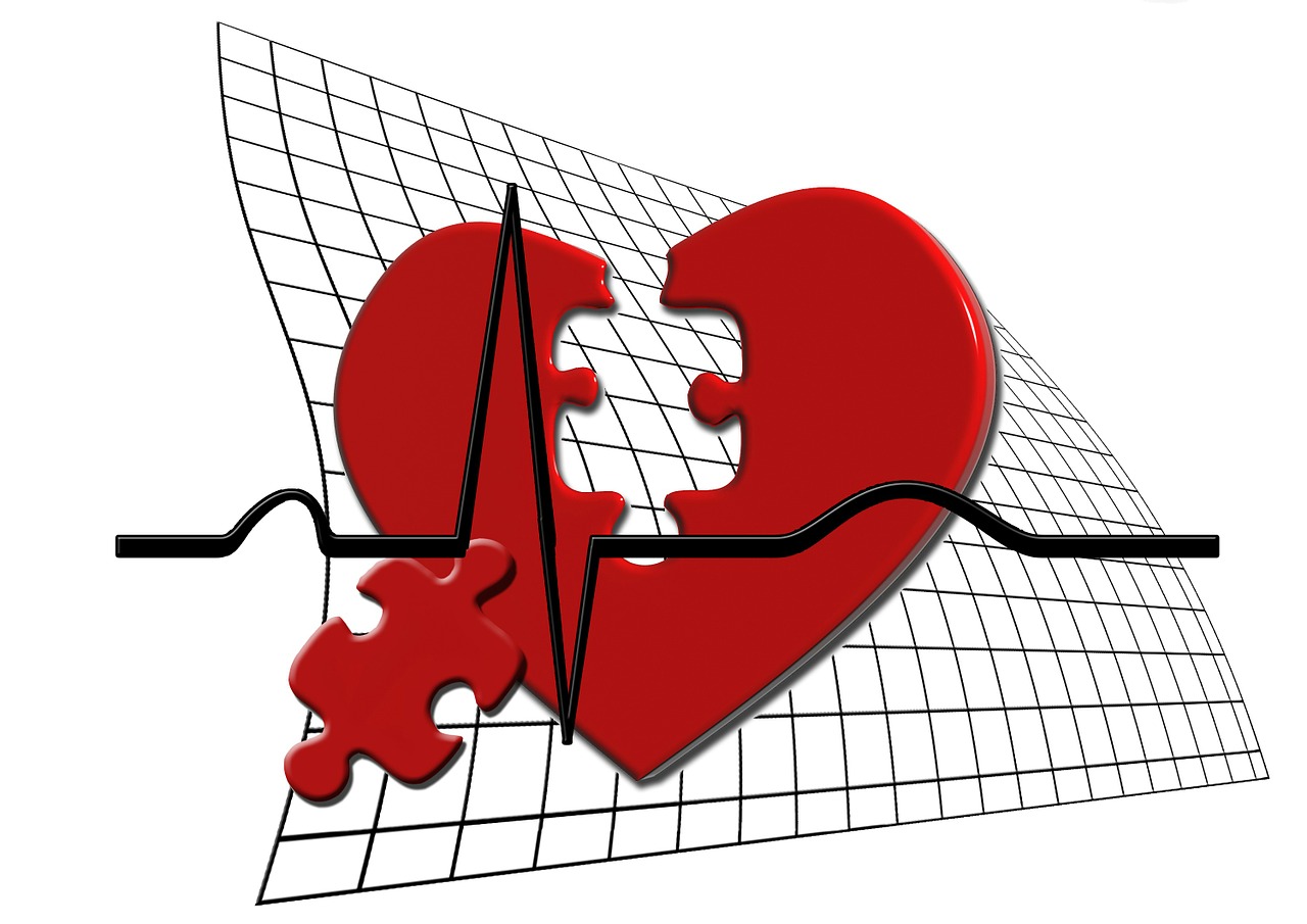 heart curve puzzle free photo