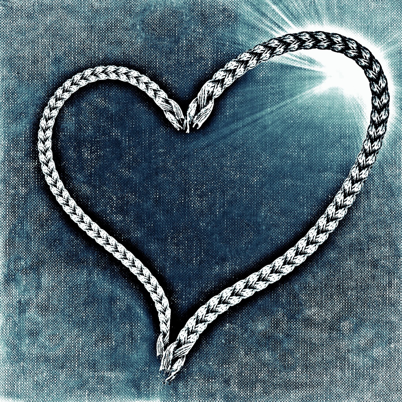 heart rope background free photo