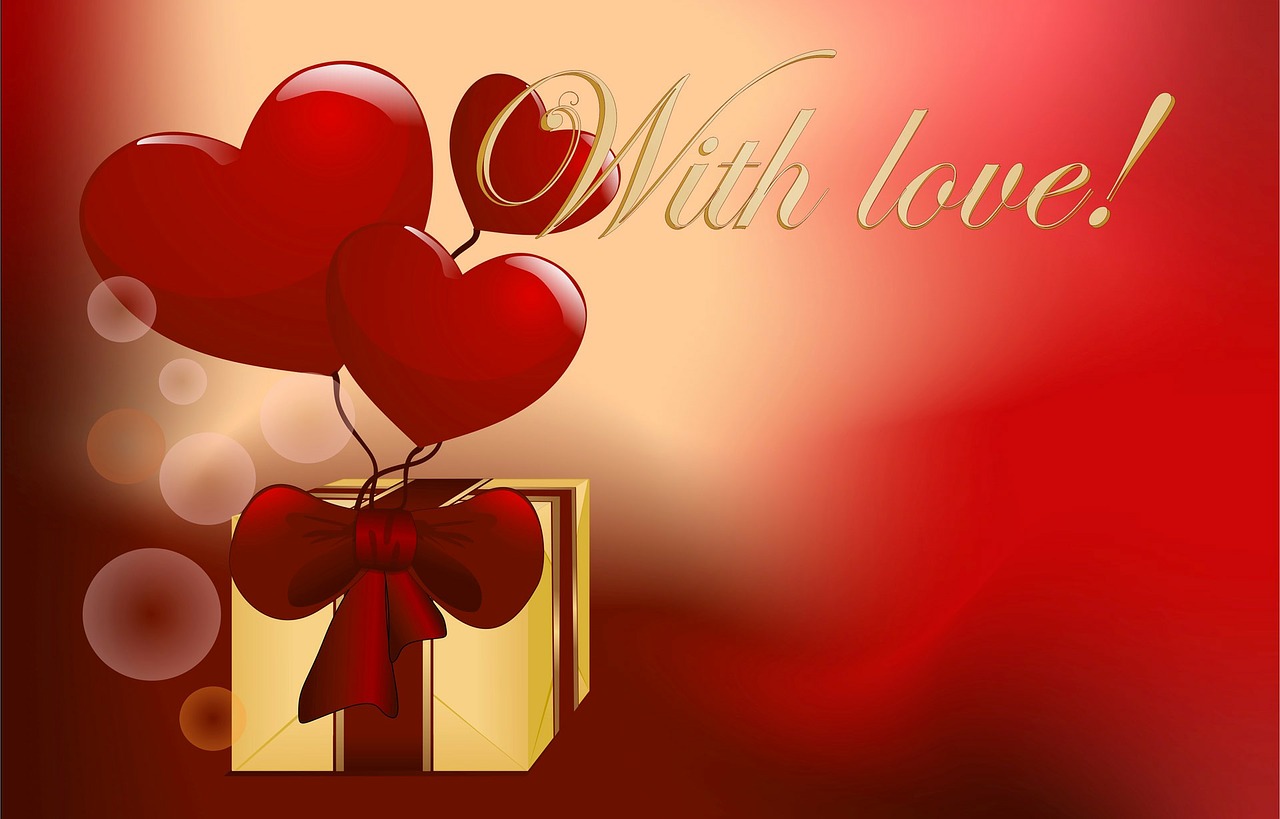 heart love gift free photo