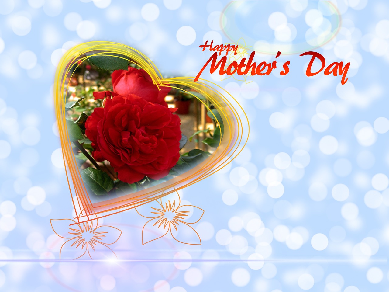 heart love mother's day free photo