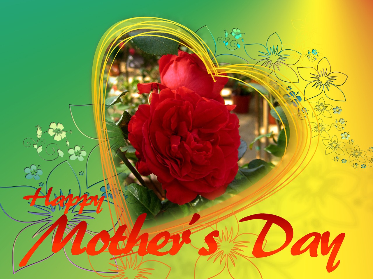 heart love mother's day free photo