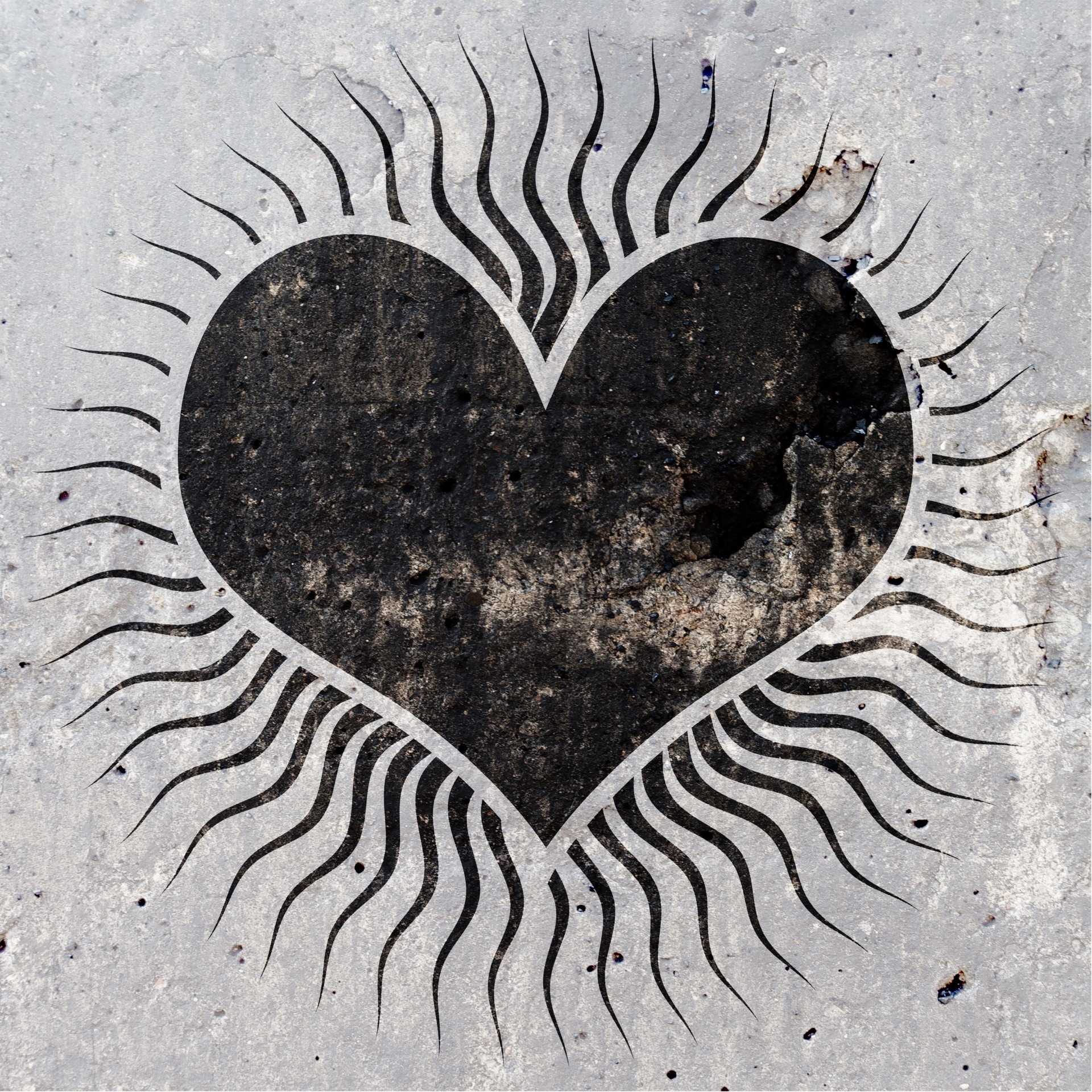 heart grunge logo free photo