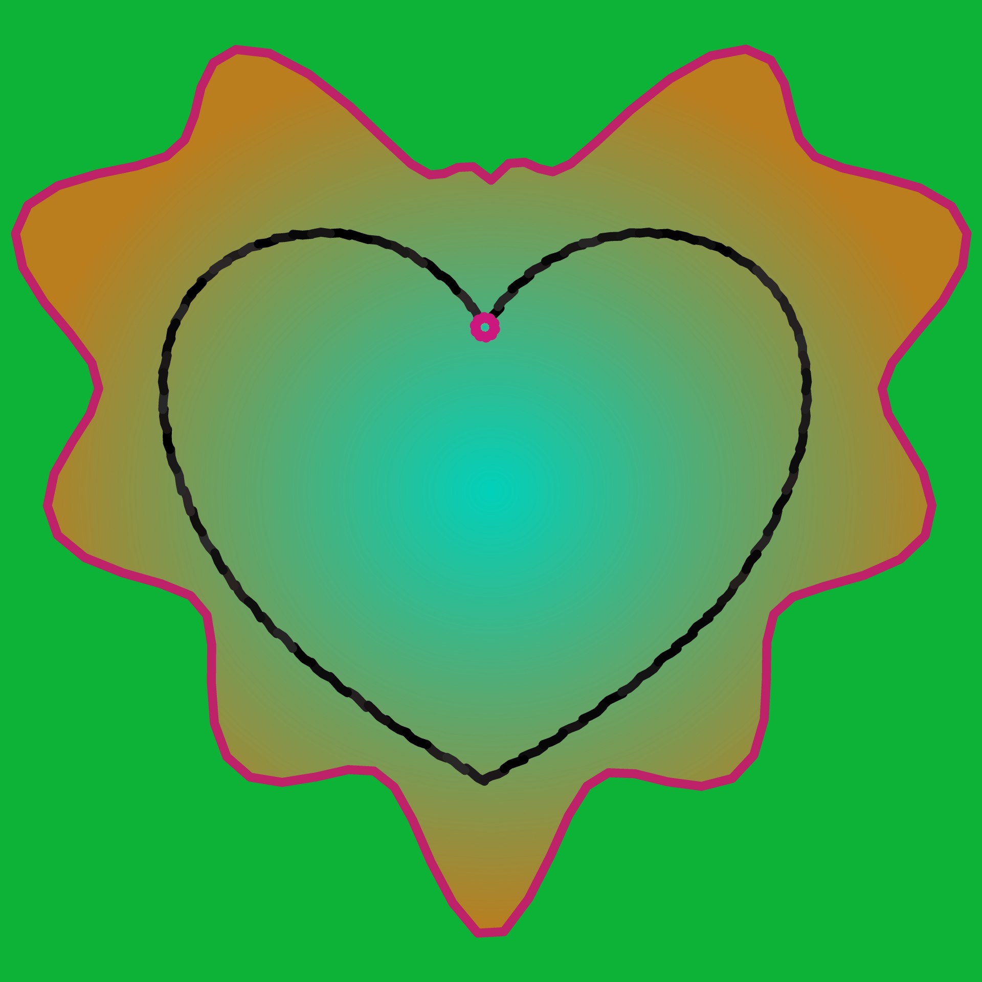 heart shape green free photo