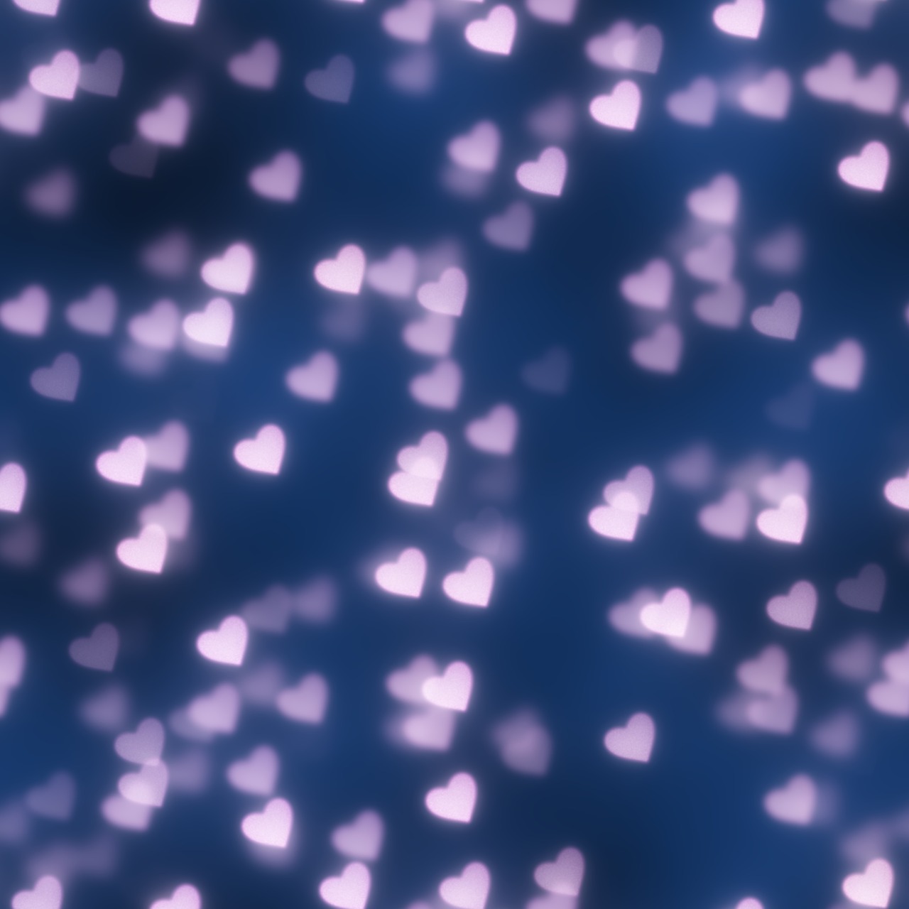 hearts bokeh light free photo