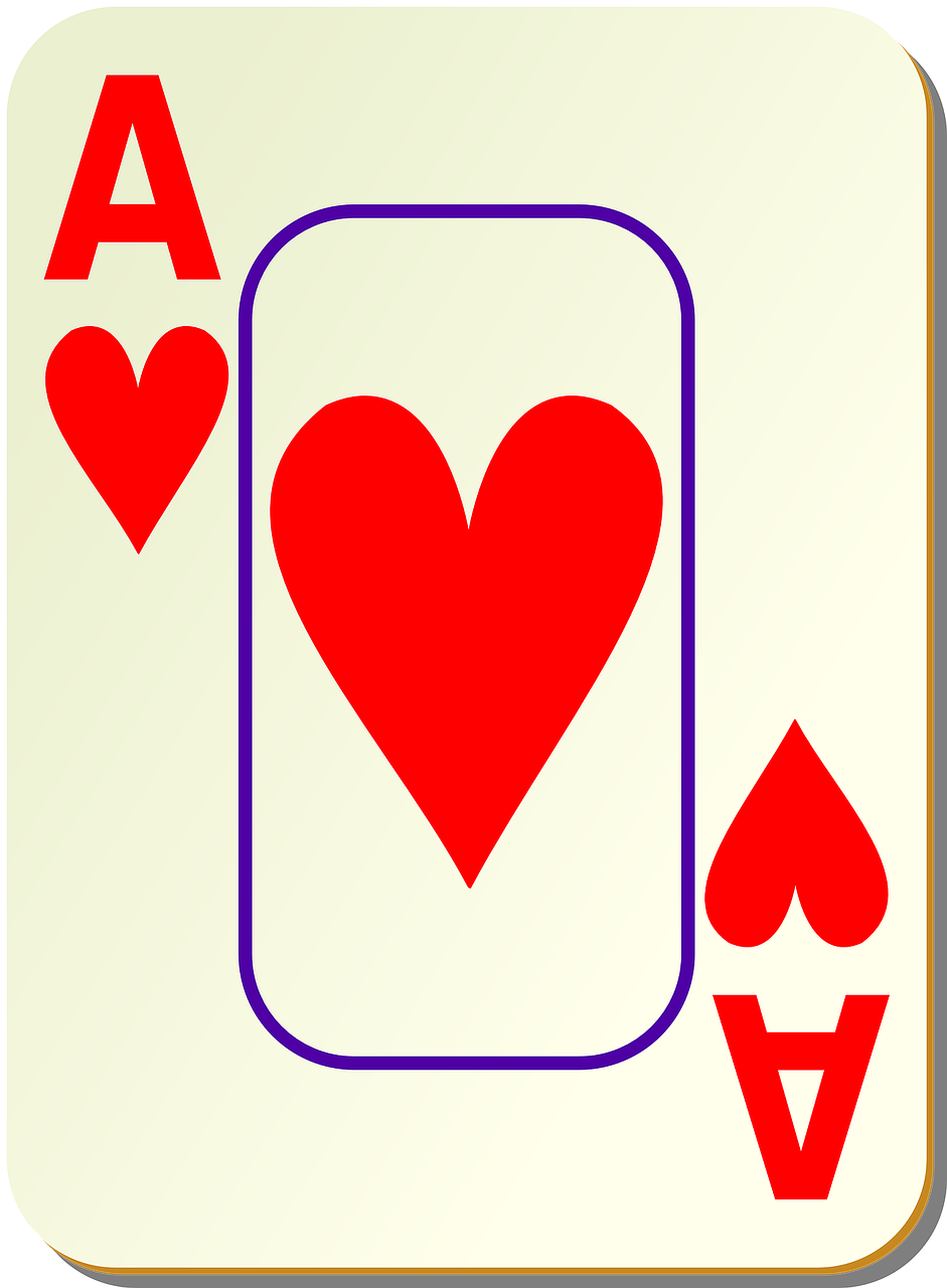 hearts ace play free photo