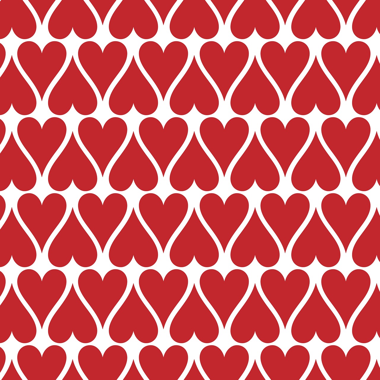 hearts pattern seamless free photo