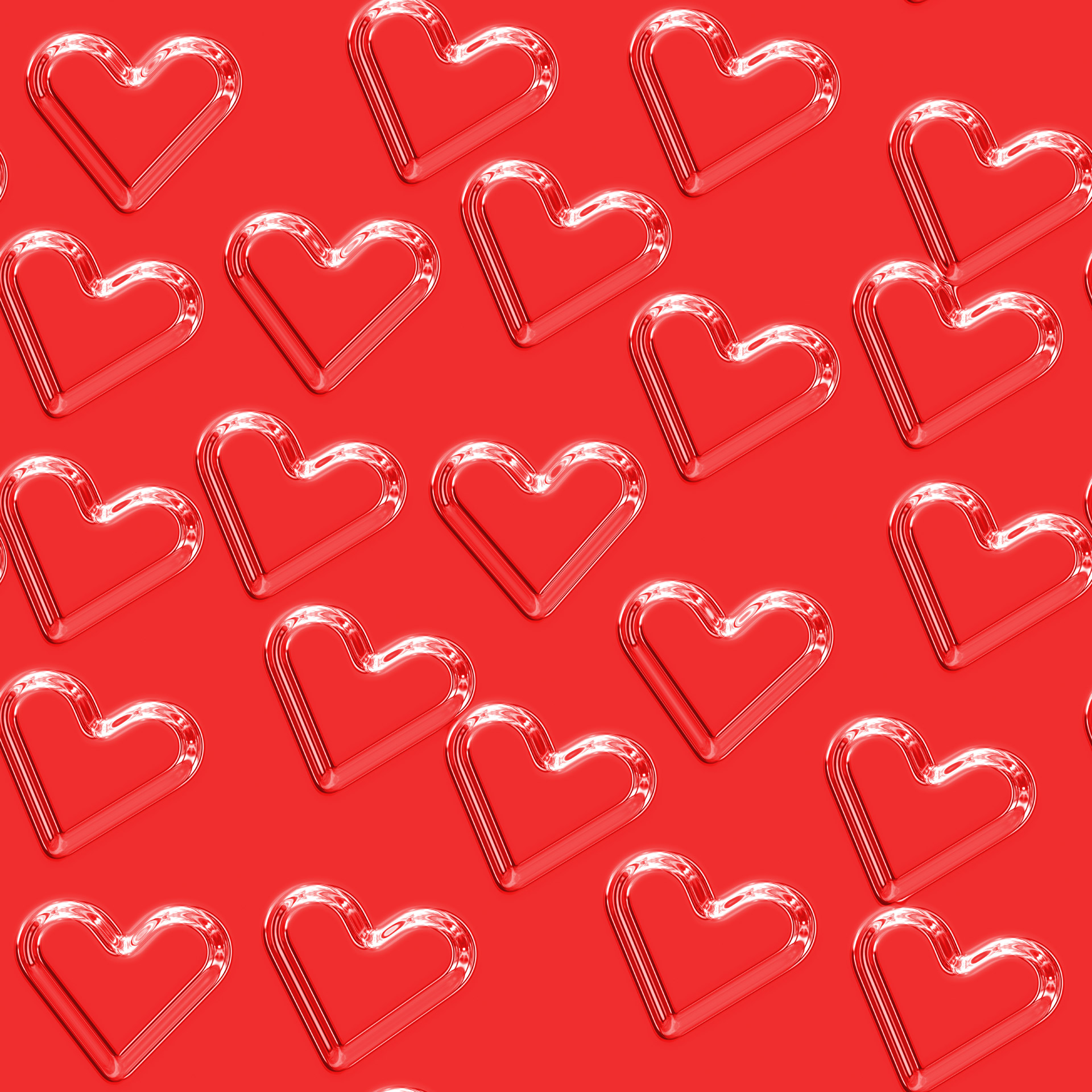 hearts valentine love free photo