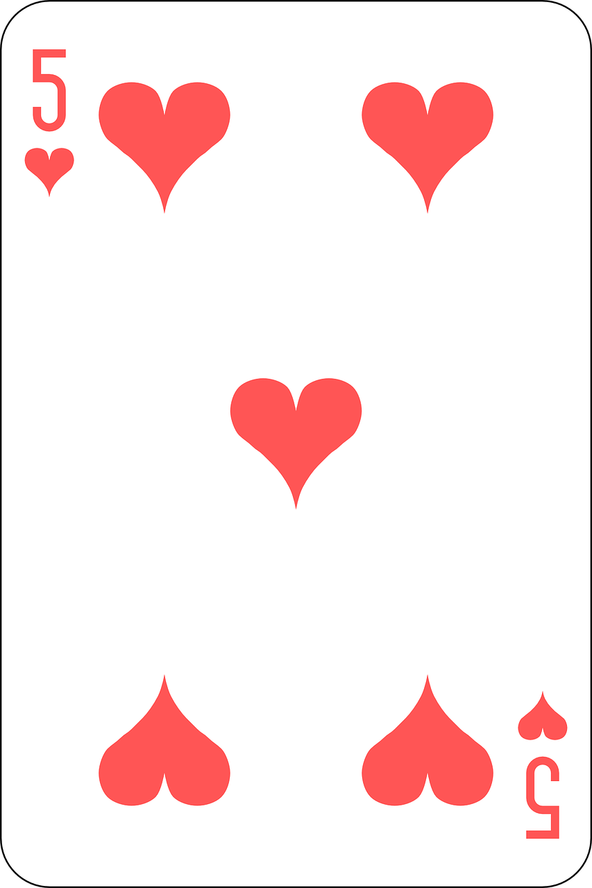 hearts five deck free photo