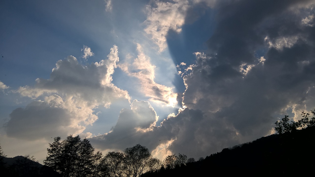 heaven clouds nature free photo