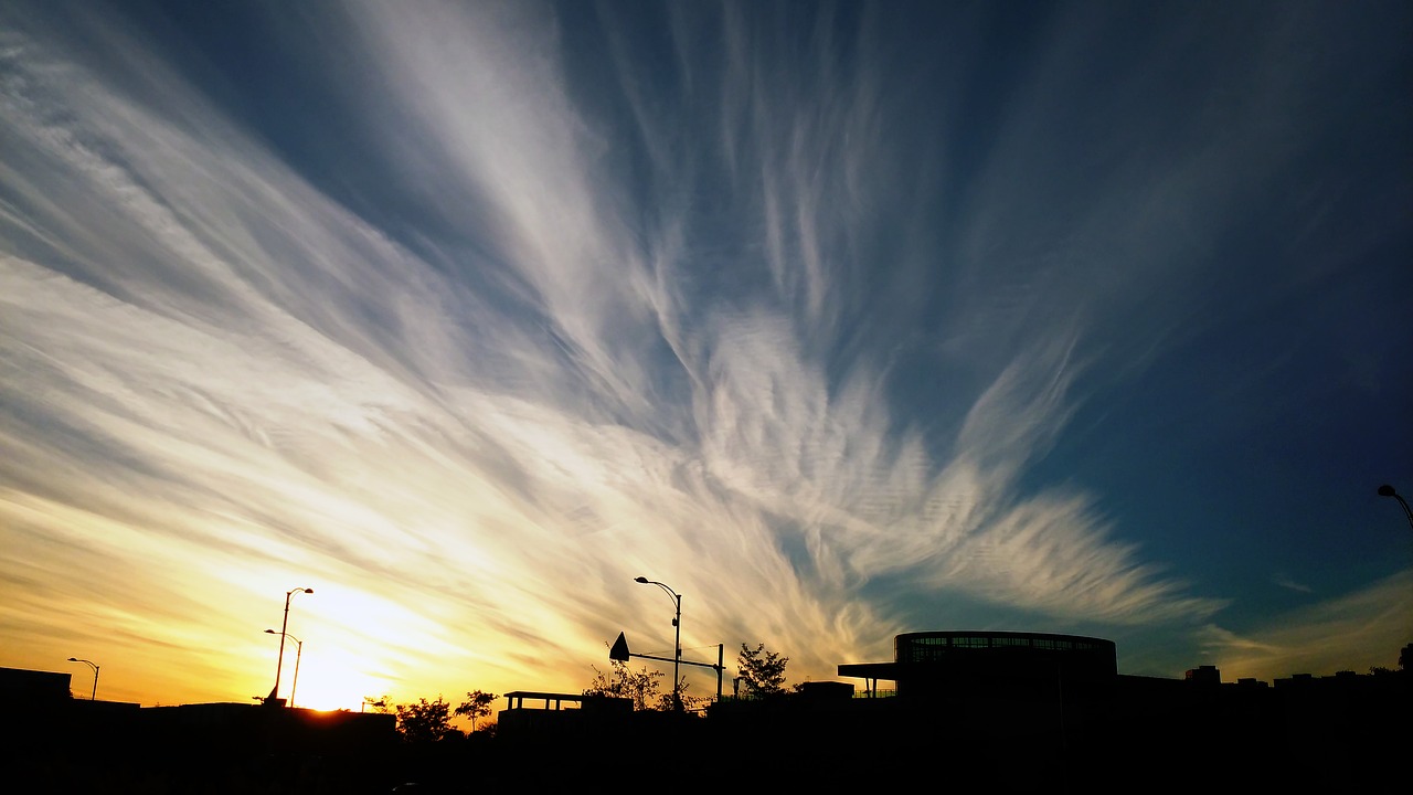 heaven sunset panorama of free photo