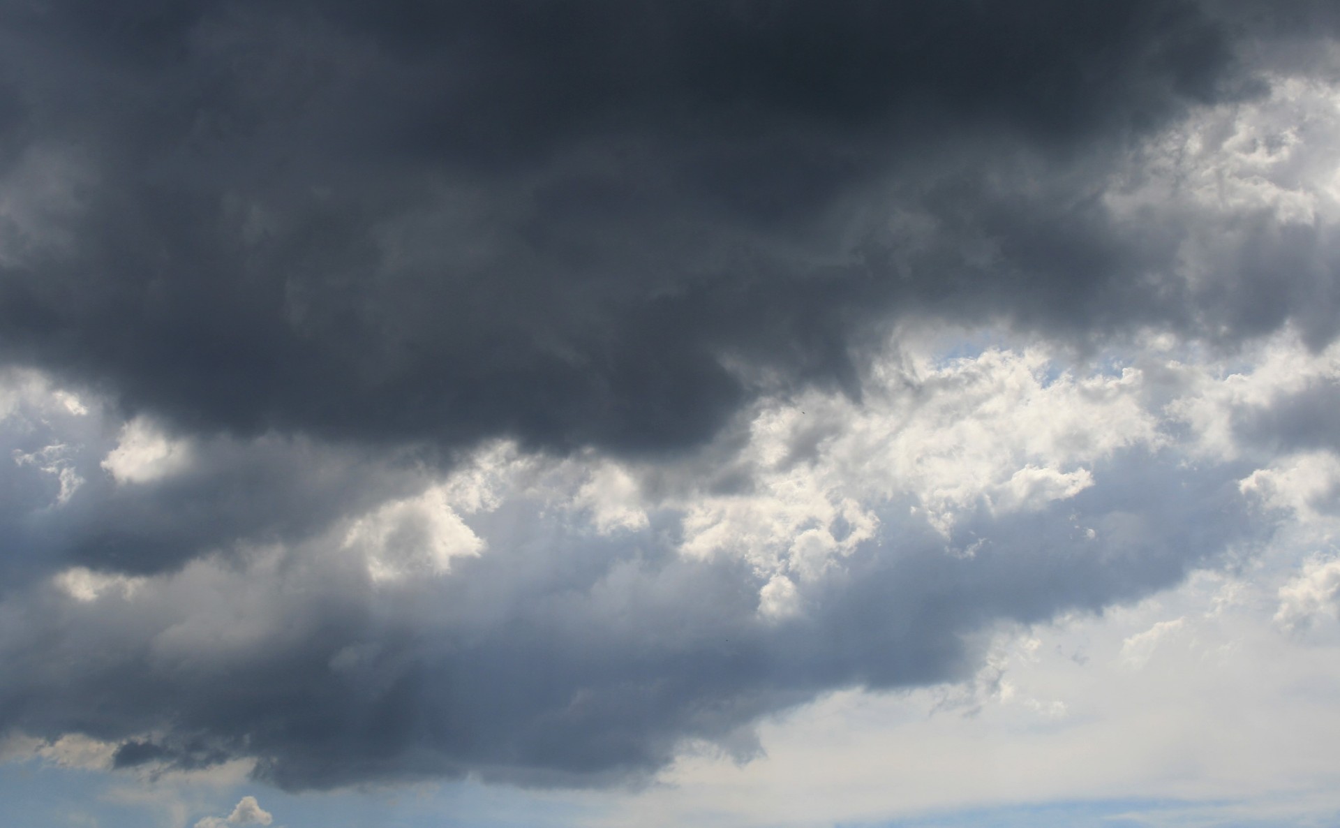 sky clouds dark free photo