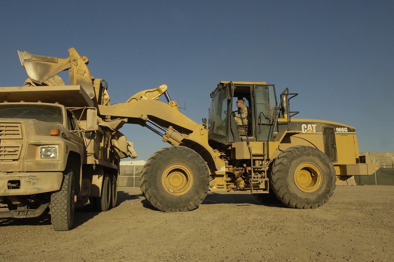 heavy equipment loader construction free photo