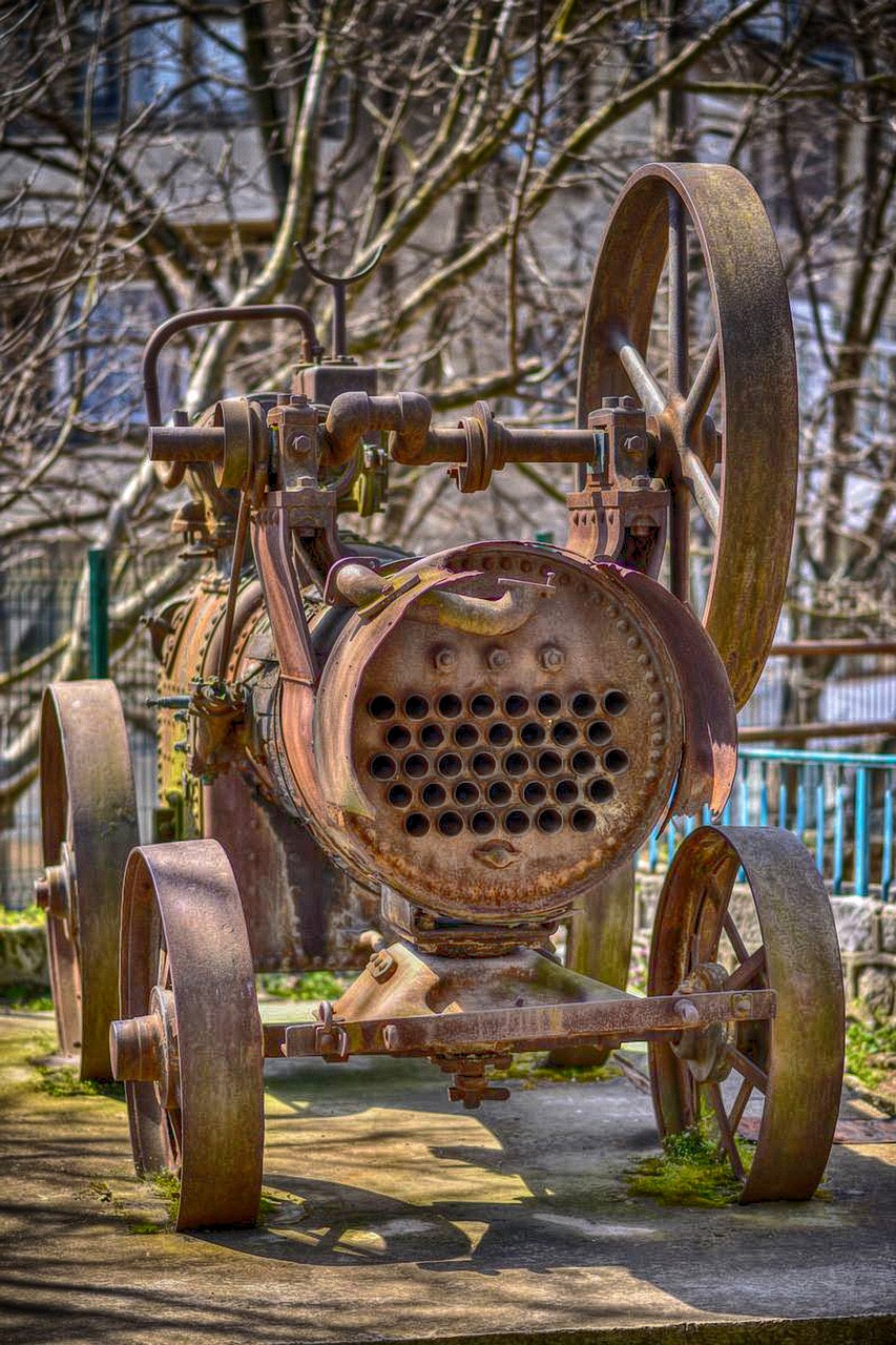 heavy machinery old rust free photo