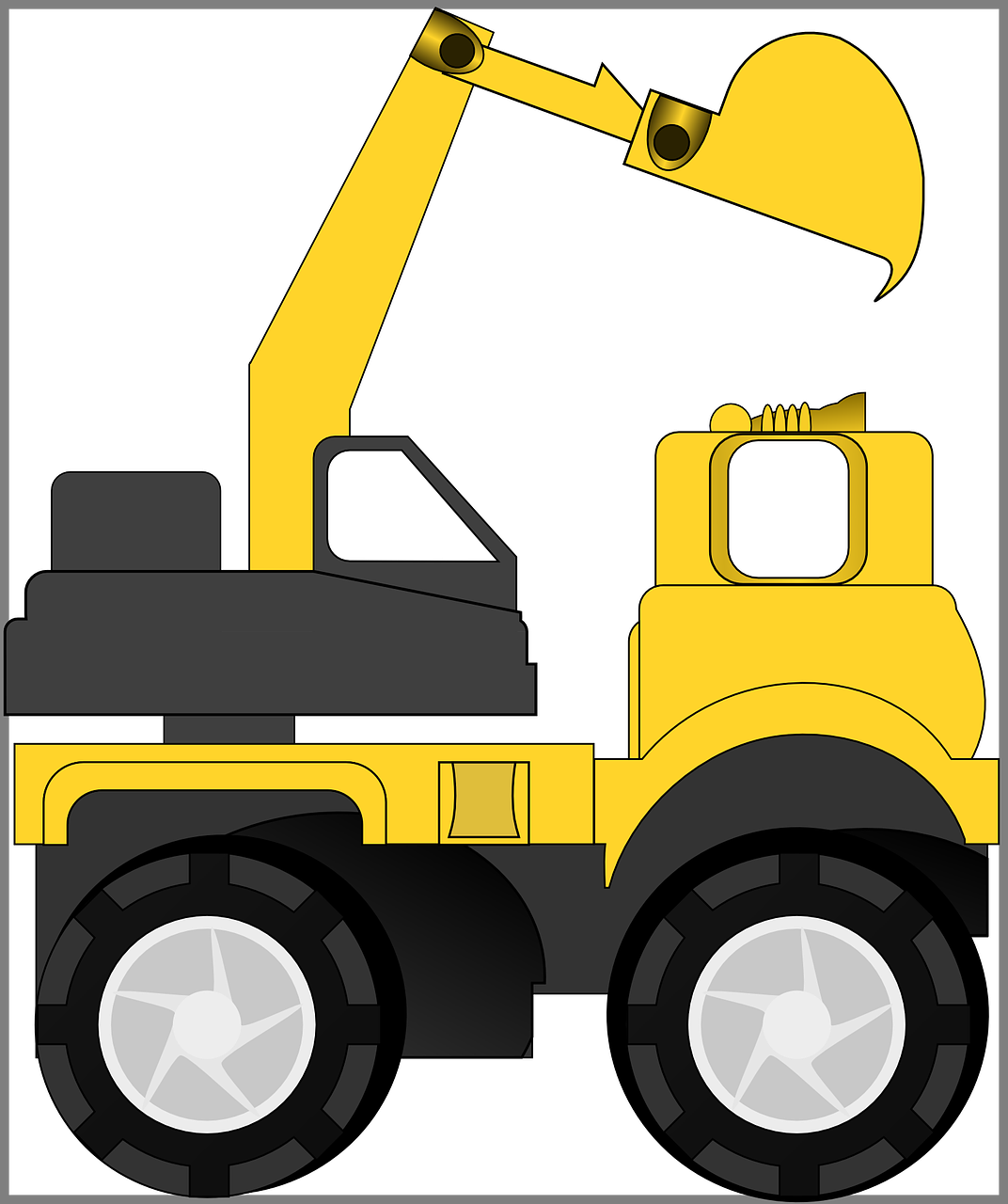 heavy machinery truck construction free photo