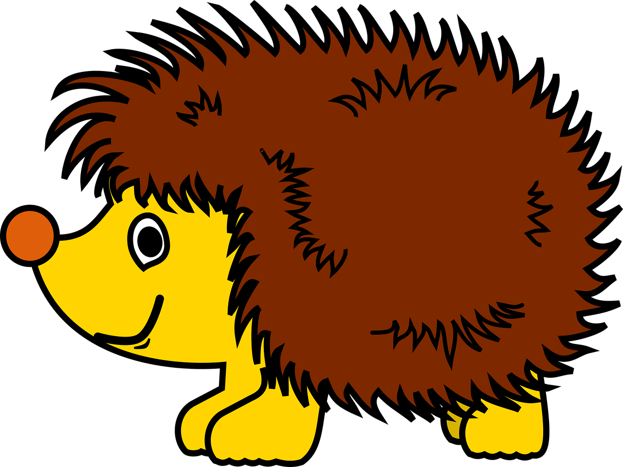hedgehog animal cartoon free photo