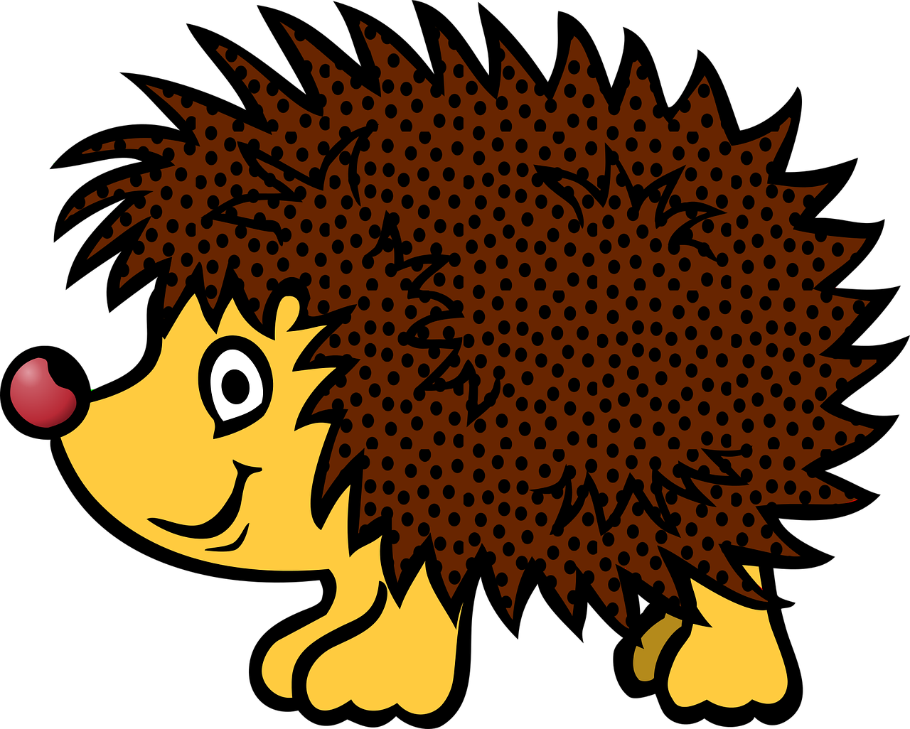 hedgehog animal cartoon free photo