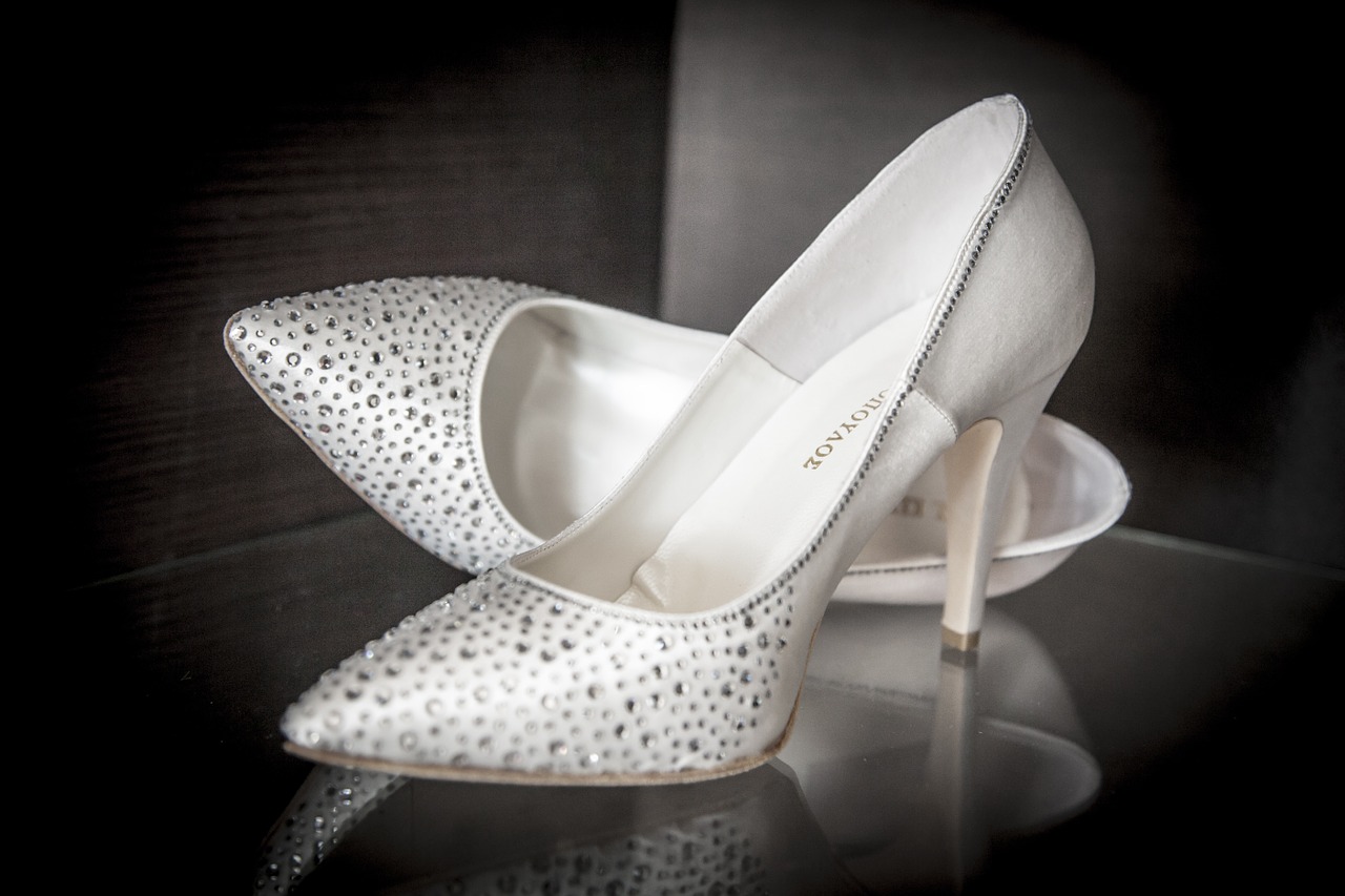 heels bride whites free photo