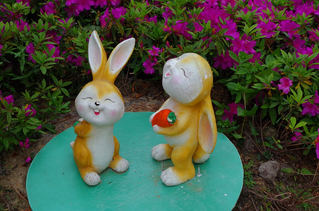 hefei wanda park bunny speakers free photo