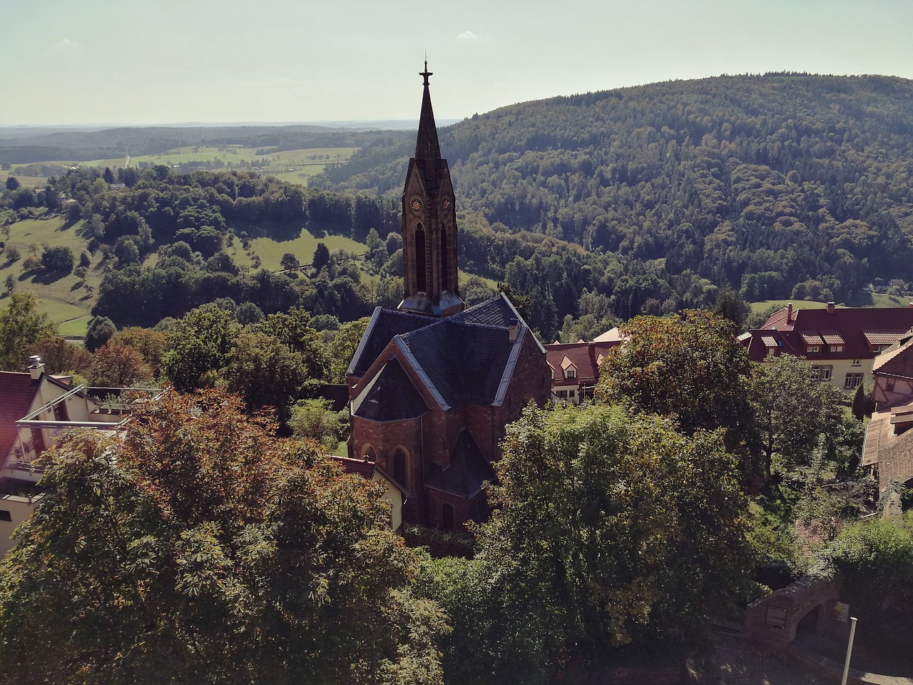 heidelberg dilsberg church free photo