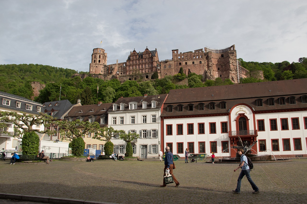 heidelberg castle lock free photo