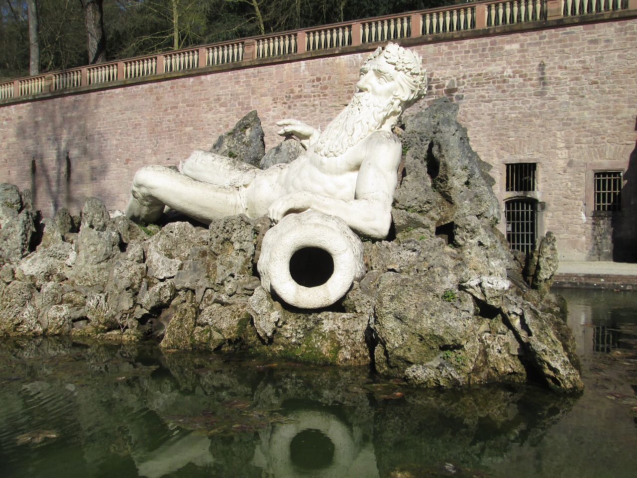 heidelberg castle statue free photo