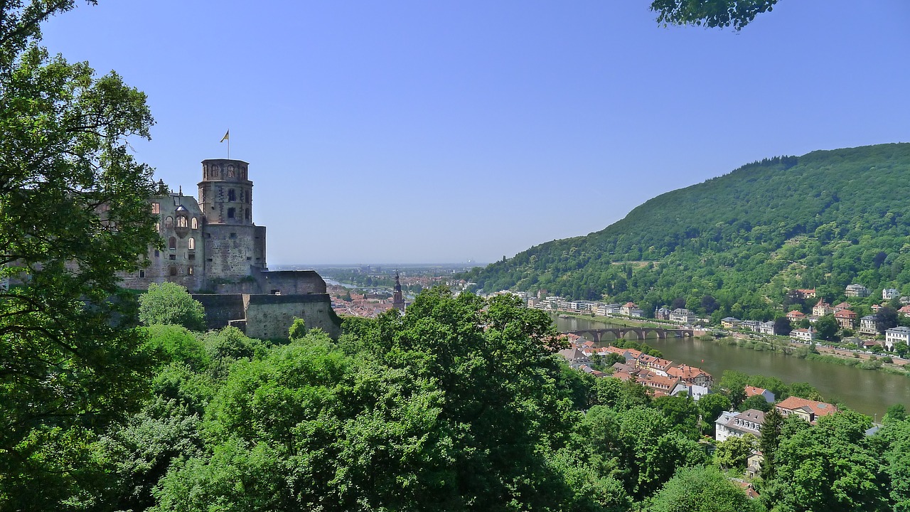 heidelberg neckar city free photo