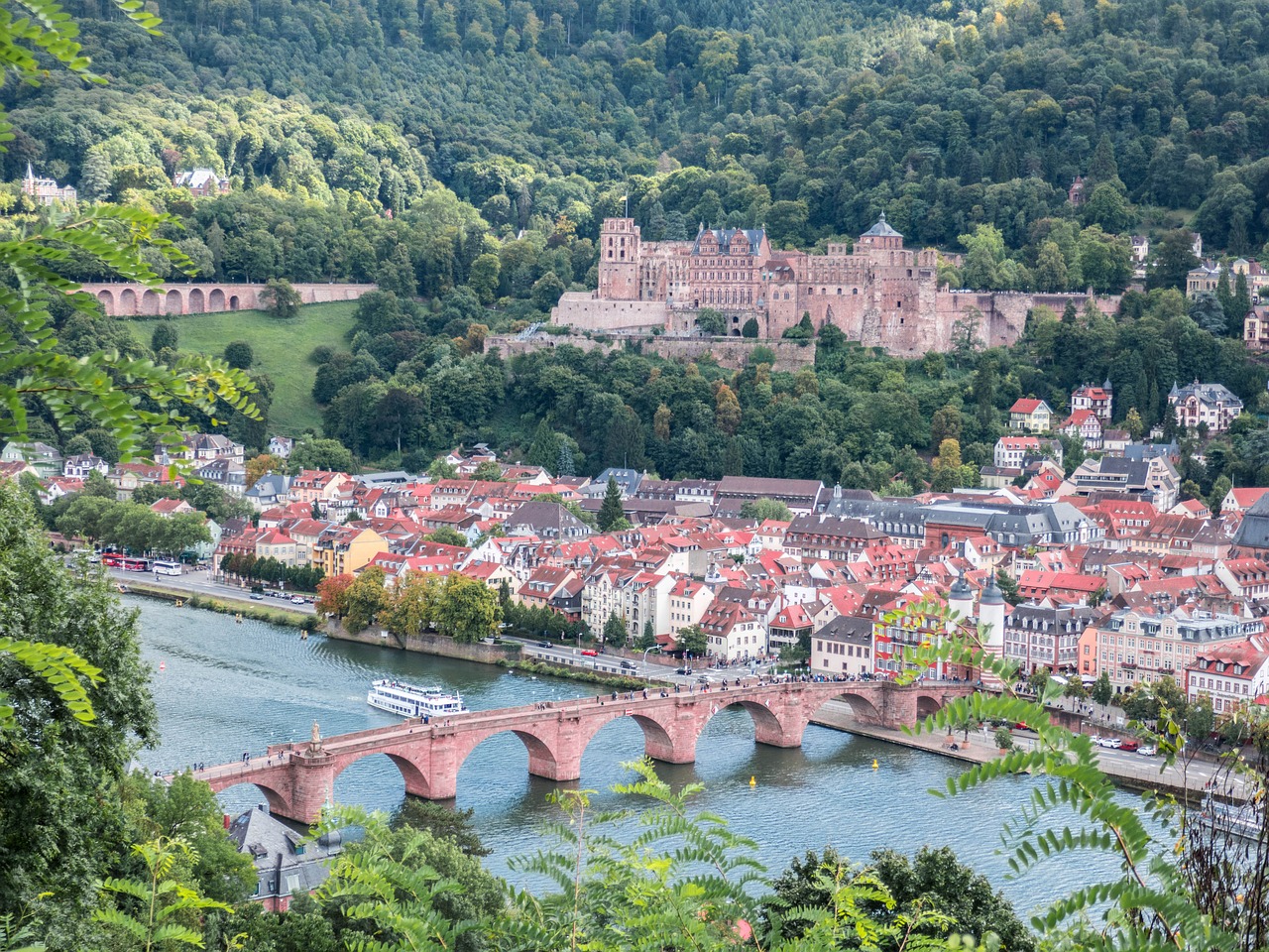 heidelberg heidelberger schloss historical city free photo