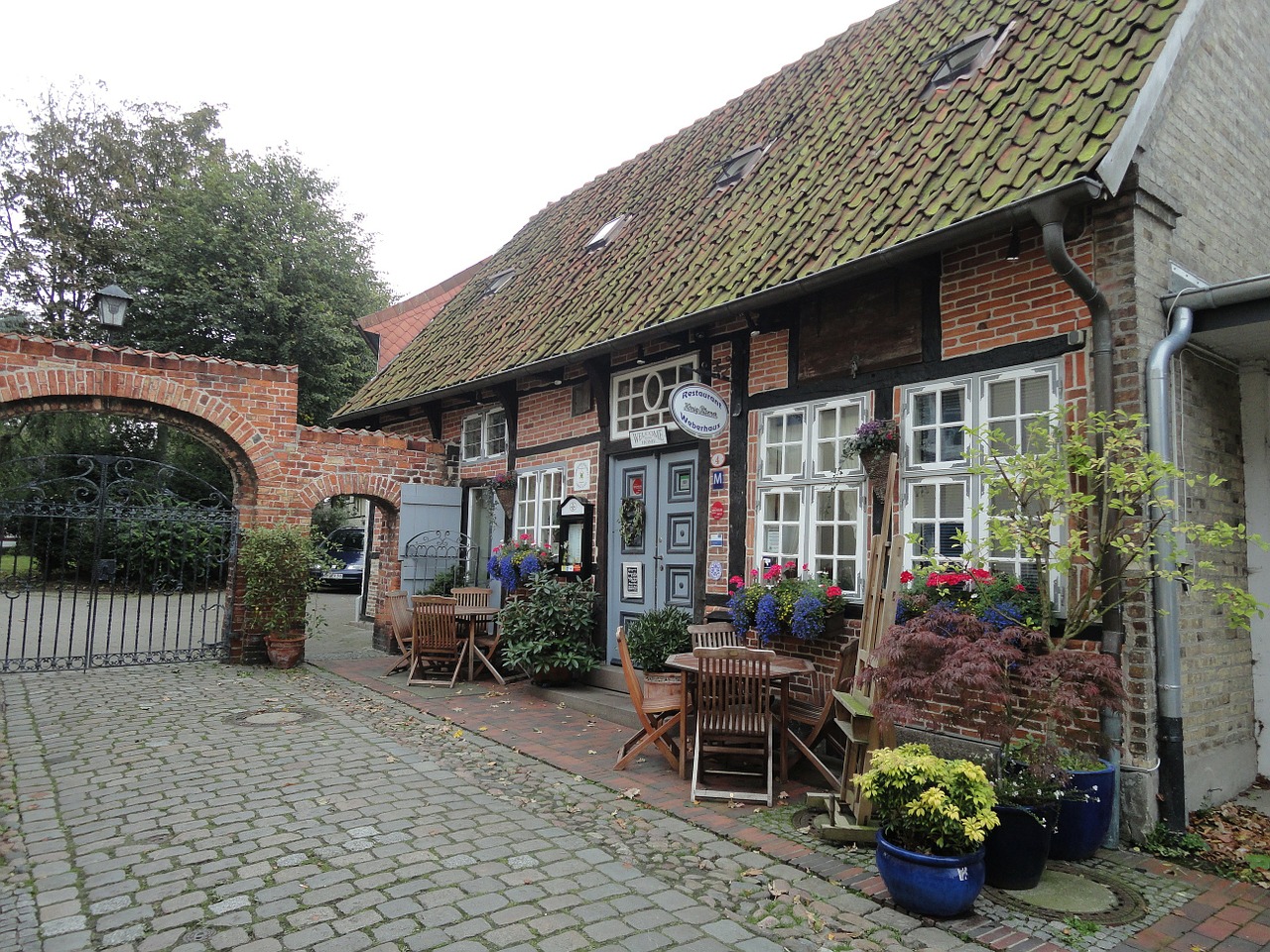 heiligenhafen baltic sea old houses free photo