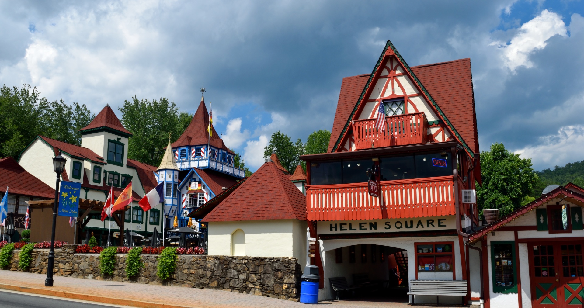 helen georgia alpine village german town free photo